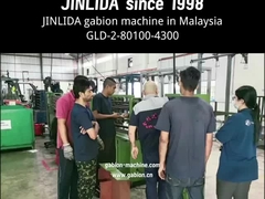 GLD-2-80100-4300 máquina de malla de gabión de alta velocidad potencia 30KW