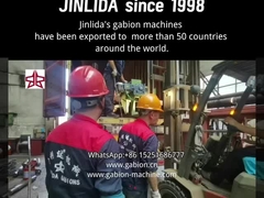 línea de producción de gabiones GLD-2 de uso pesado, anchura de trabajo 4300, tamaño de malla 80x100mm