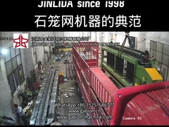 línea de producción de gabiones GLD-2 de uso pesado, anchura de trabajo 4300, malla de 100x120 mm