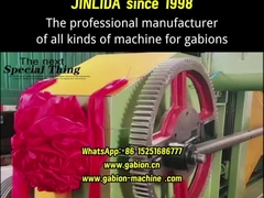 Nuevo tipo GLD-2 máquina de malla de gabión de uso pesado tamaño de malla 60x80mm,80x100mm,100x120mm, etc.