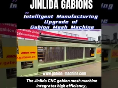Actualización de la fabricación inteligente de la máquina de malla de gabión Jinlida