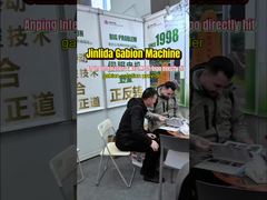 ¡La máquina de gaviones JINLIDA se une a la Expo Internacional de Malla de Alambre de Anping!