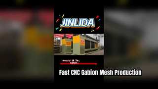 Máquina de malla de gaviones CNC JINLIDA | Operación simple, producción rápida
