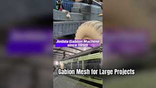 Máquinas y mallas de gaviones de alta calidad | JINLIDA para infraestructura, protección de taludes y riberas de ríos