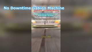 Máquina de gaviones diseñada para reducir el tiempo de inactividad no planificado