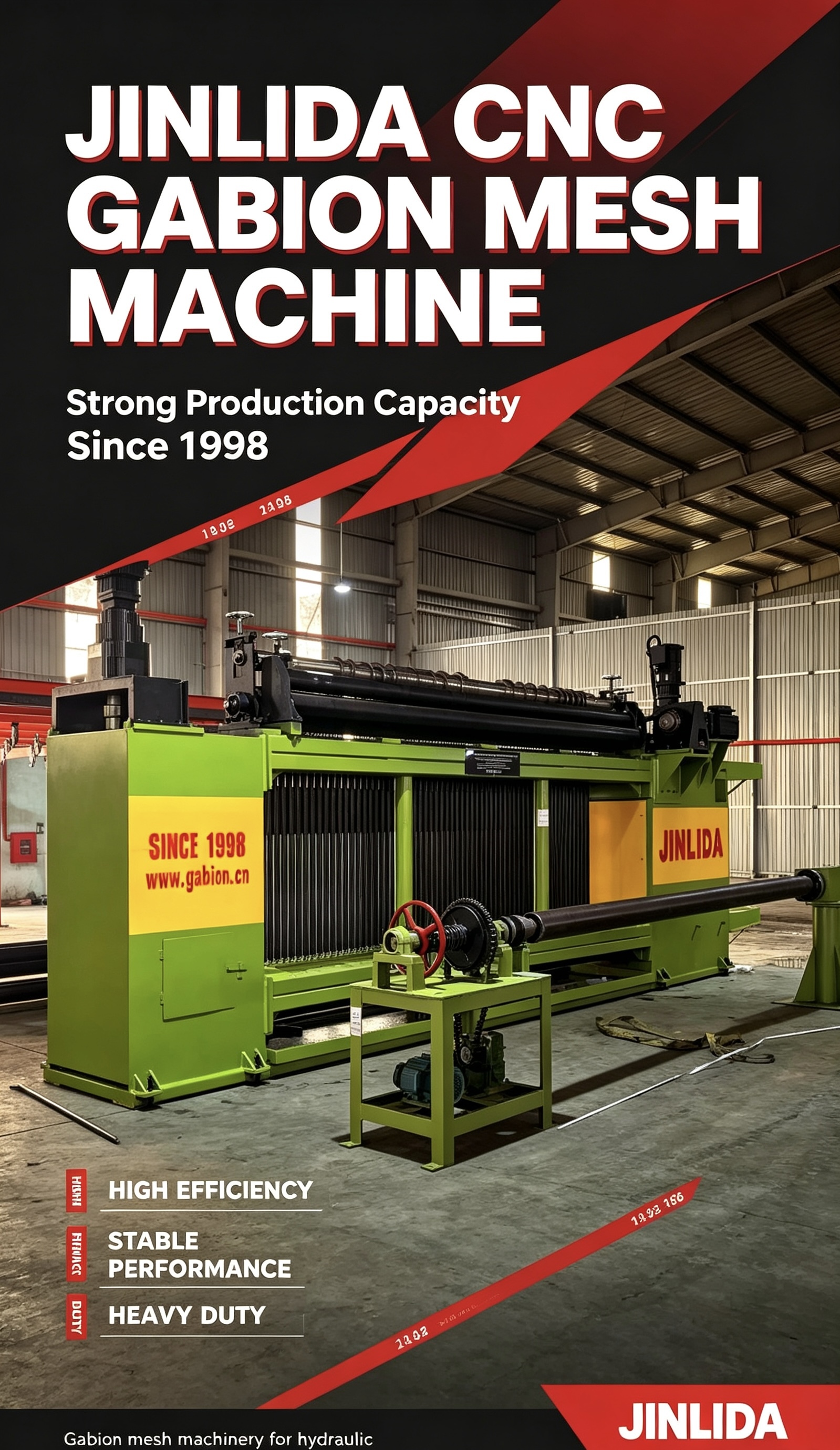 Últimos blogs de la empresa sobre How to Set Up a CNC Gabion Mesh Machine Before Production: A Practical Pre-Start Checklist