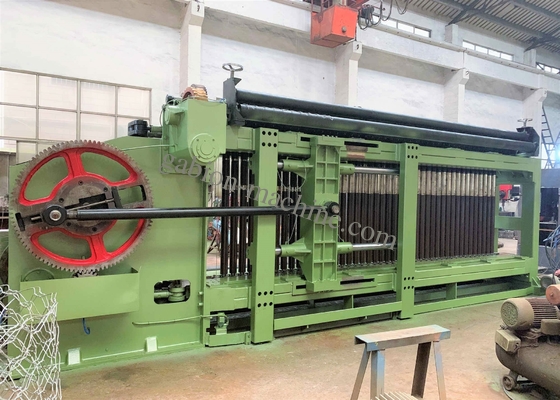 comprar Colchón hexagonal automático lleno de Mesh Netting Machine 60*80m m Gabion del alambre fabricación en línea