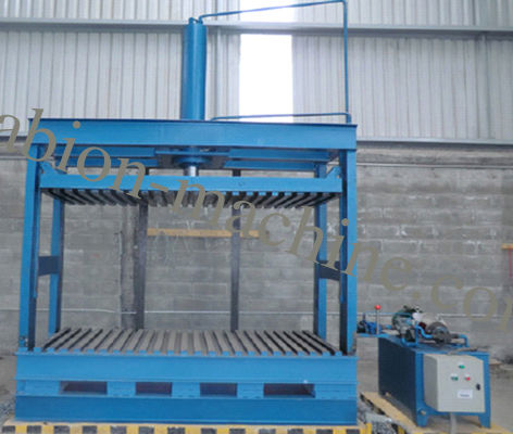 comprar Empaquetadora hidráulica resistente de la malla de Gabion para presionar la caja de Gabion fabricación en línea