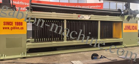 comprar Máquina de gabión duradera con agujero de malla de 60×80/80×100 mm y ancho de tejido de 5300 mm para la producción de malla hexagonal de precisión fabricación en línea