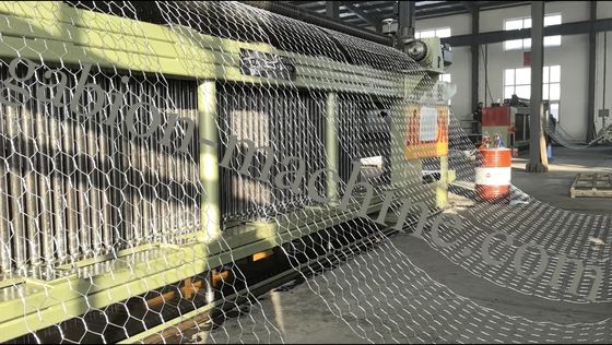 comprar Máquina de malla hexagonal de doble torsión con voltaje de 220/380V, ancho de tejido de 5300mm y dimensiones de 7200x1530x2560mm fabricación en línea