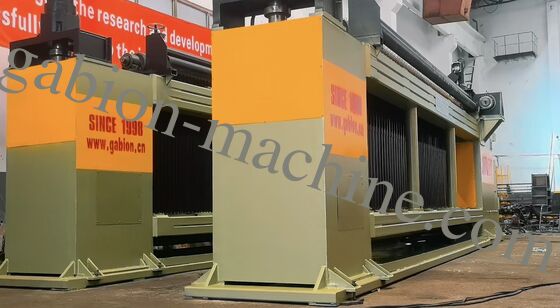 comprar JINLIDA CNC-5300 Máquina de soldadura de cestas de gabión CNC de trabajo pesado 5300mm de ancho Equipo de producción de malla de doble giro fabricación en línea