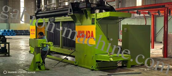 comprar Máquina de caja de gabión de alta velocidad: Telar industrial de malla de alambre hexagonal para ingeniería civil fabricación en línea