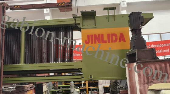 comprar Máquina de tejer de gaviones CNC estándar CE - China JINLIDA Planta automática de malla de alambre de gaviones fabricación en línea