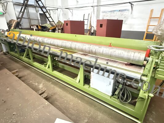Comprar Máquina hidráulica de alta resistencia para cortar malla de alambre para láminas de gaviones de alambre grueso, ancho de corte de 4,5 m fabricación en línea