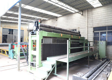 comprar máquina automática del sistema de aceite del tamaño de malla de 100x120m m 4300m m Gabion fabricación en línea