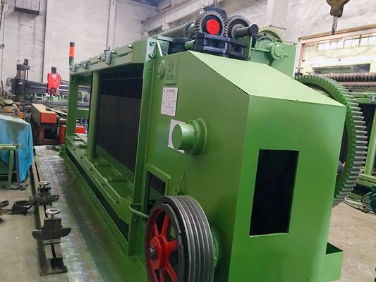 comprar 4.0mm195m/H galvanizó la máquina de Gabion con el sistema lubricante automático fabricación en línea