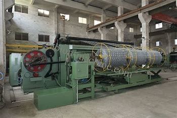 comprar máquina de la jaula del alambre de 25r/Min Heavily Zinc Coated Gabion para el genio civil fabricación en línea