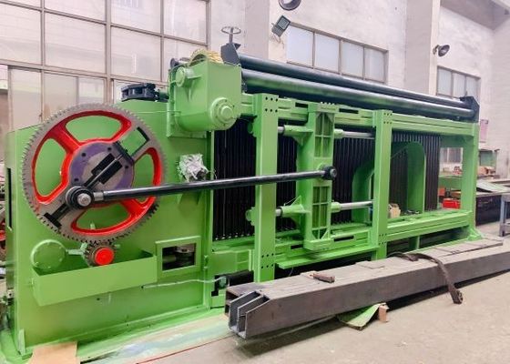 comprar Alambre del embrague 2.6m m del control 100*120m m Gabion Mesh Machine With Overload Protect del PLC fabricación en línea