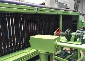 comprar Hierro galvanizado Gabion de 3 cruces que hace la máquina con la caja de engranaje grande de gusano fabricación en línea