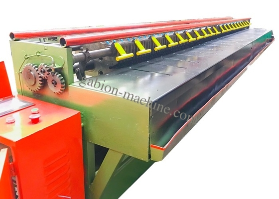 comprar máquina de bobina del borde de los 4m con el PLC para el alambre hexagonal Mesh Gabion Production Line de 100*130m m fabricación en línea
