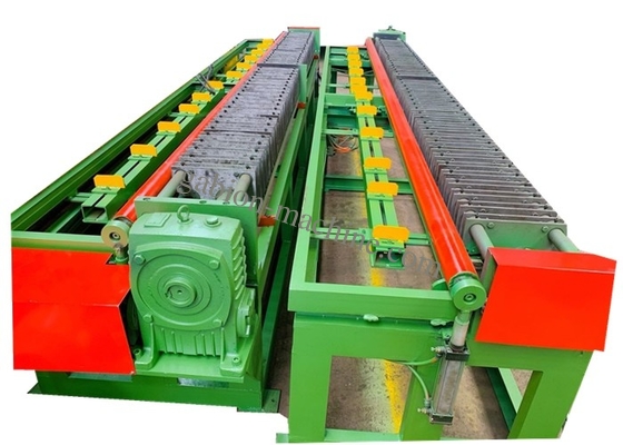 comprar Máquina automática de bobinado de bordes de 4000 mm con control PLC para línea de producción de gaviones fabricación en línea
