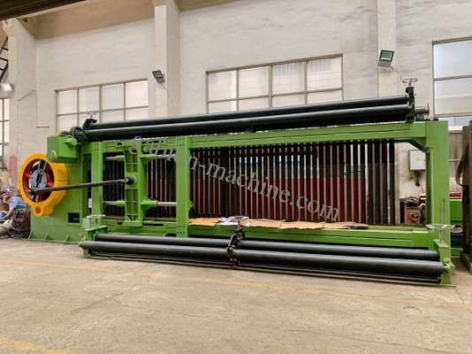 comprar No el PVC del moho cubrió salida doble de la torsión 84*110m m de la máquina de la cesta de Gabion fabricación en línea