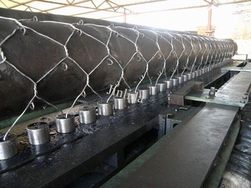 Galvanized Wire Mesh Gabion Machine 120X150mm With Automatic Oil System
