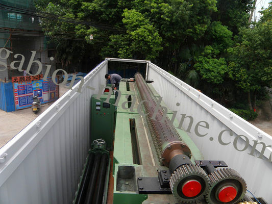 Zine cubrió la máquina de la malla de  Gabion/el colchón de Gabion con el sistema de aceite automático