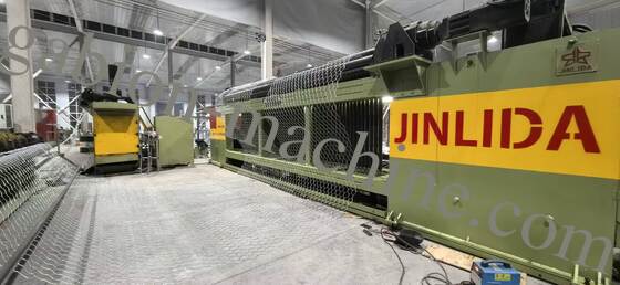 Línea de Producción de Cajas de Gaviones CNC Totalmente Automática – Control PLC de Precisión para Mallas de 2m/3m/4m de Ancho