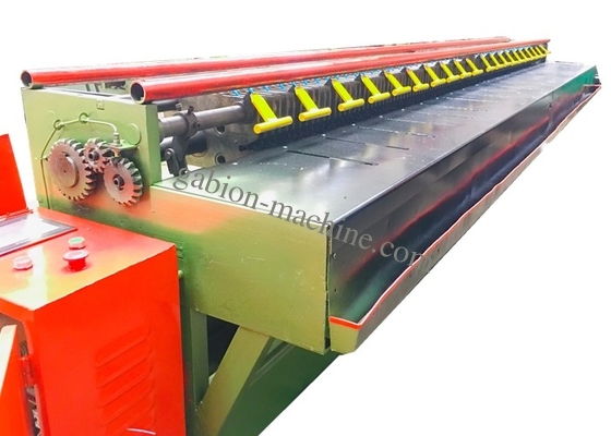 4m Edge Winding Machine With PLC for 100*130mm Hexagonal Wire Mesh Gabion Production Line